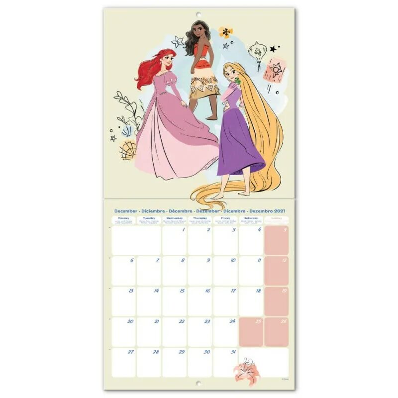 календарь disney. календарь disney. детский календарь с принцессами. календарь 2022 дисней. календарь детский nd play на 2022 год.