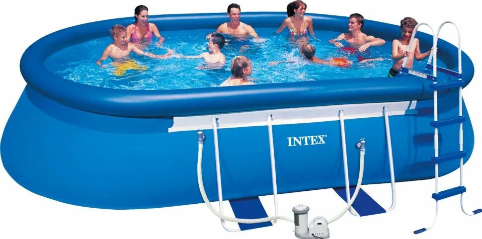 Купить бассейн в пензе. Бассейн Intex 26192. Intex Oval frame Pool. Бассейн Intex 366x120. Бассейн Интекс 305.