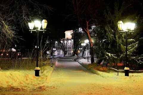 Омск в феврале
