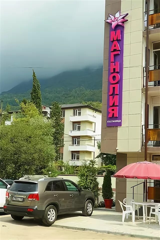 Ул абазгаа 43 2 гагра. Магнолия гостиница 3 абхазия. Гагра отель магнолия 2 корпус. Магнолия ул. Ул абазгаа 43 2 гагра.