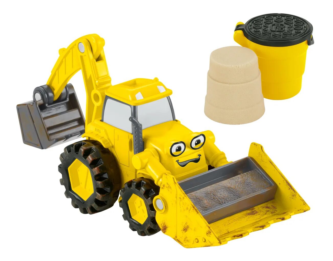 Экскаватор строитель. Экскаватор Mattel Боб Строитель. Экскаватор Bob the Builder ffn79 34.5 см. Боб Строитель игрушки. Каток роли Боб Строитель.