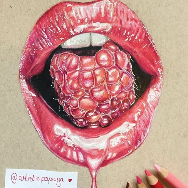 Raspberry lips