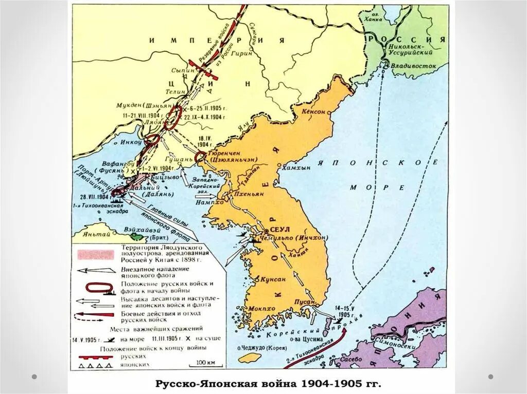 Командиры русско японской войны 1904-1905. Начало первой русско японской войны