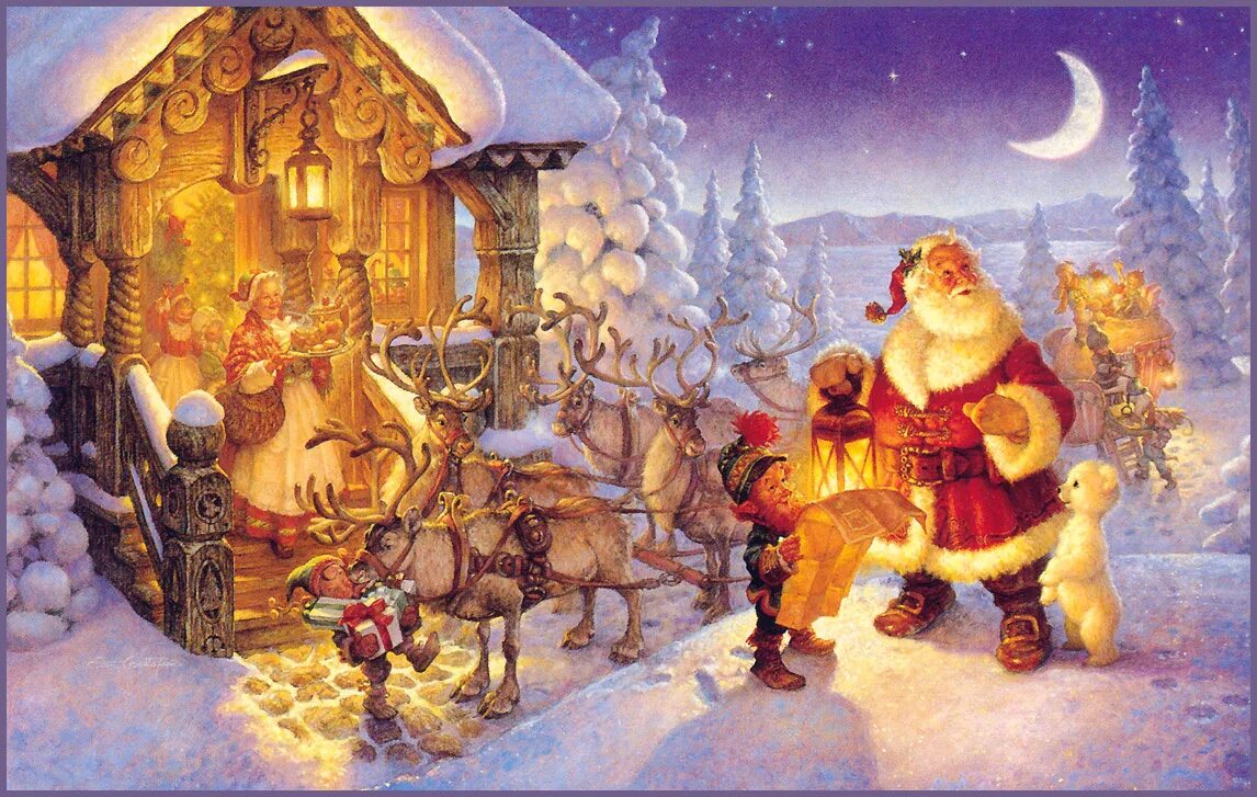 Страна зимней сказки. Скотт Густафсон Рождество. Скотт Густафсон Щелкунчик. Скотт Густафсон ночь перед Рождеством.
