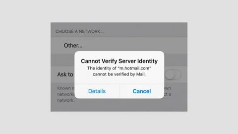 Cara Memperbaiki Cannot Verify Server Identity iPhone - WikiSmart.id