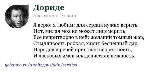 Пушкин верил