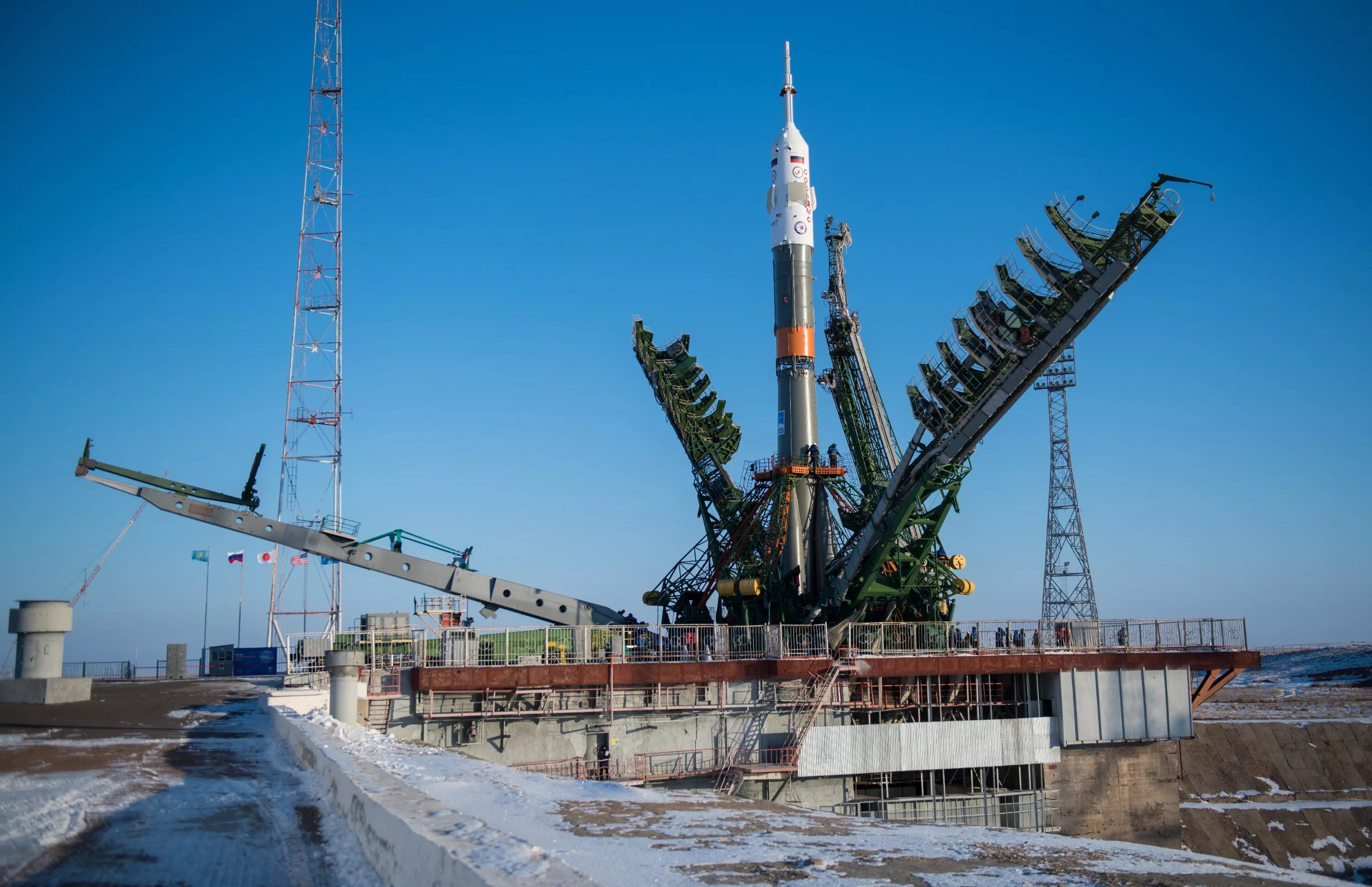 Космодром Байконур. Космодром «Байконур» (Казахстан). Космический центр Байконур. Стартовая площадка Байконур.