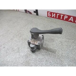 Кран ручного управления пневмоподвеской полуприцепа