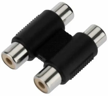 Переходник rca 2 гнездо rca