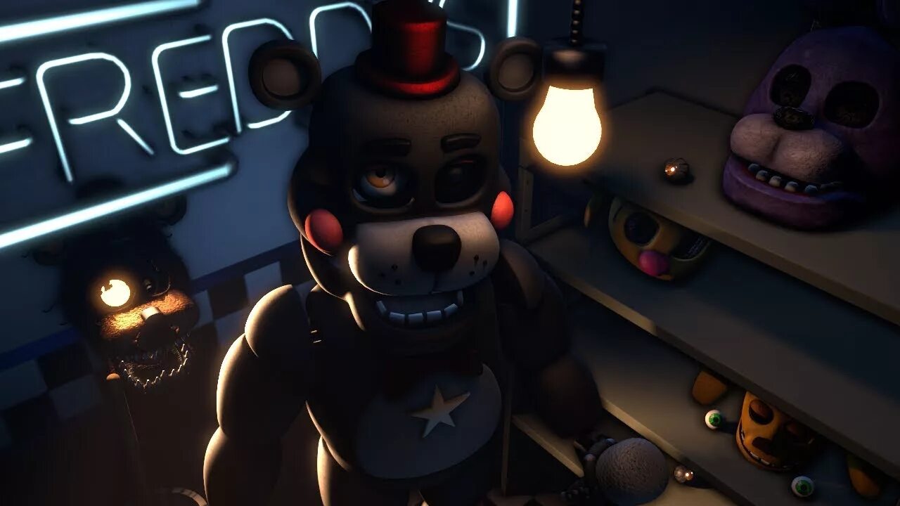 New nights at freddy s. Лефти Фредди. ФНАФ 7 SFM Lefty. Лэфти ФНАФ 7. Лефти SFM.