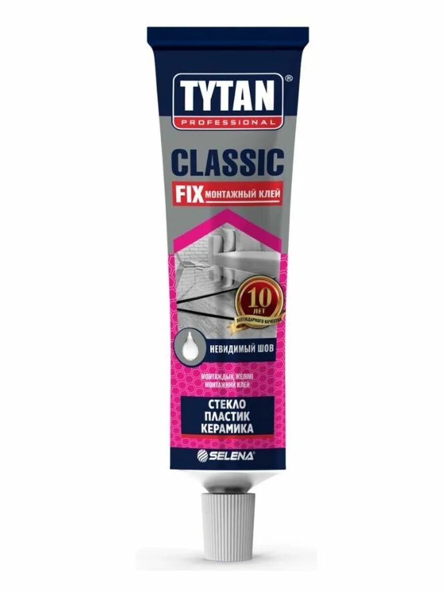 82565305 Клей монтажный Tytan Classic Fix, 280 мл, прозрачный. Монтажный клей Титан Классик фикс. Tytan Fix клей. Клей монтажный Tytan Classic Fix 310 мл. Монтажный клей tytan classic fix прозрачный