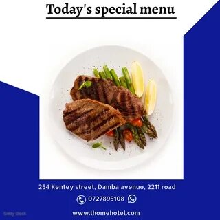 Special menu