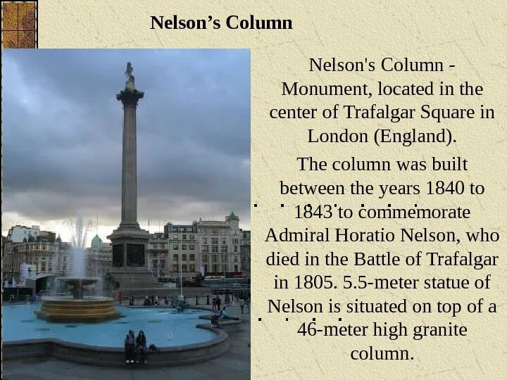 Nelson s column