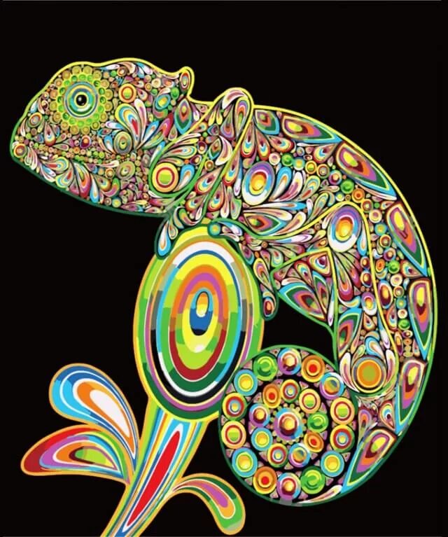Композиция хамелеона. Хамелеон. Хамелеон картина. Алмазная мозаика хамелеон. Хамелеон разноцветный.