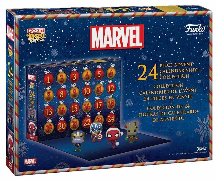 Адвент funko. Фигурки funko advent calendar marvel holiday 2025. адвент календарь с фанко попами. адвент календарь марвел. фанко поп уэнсдей 2025.