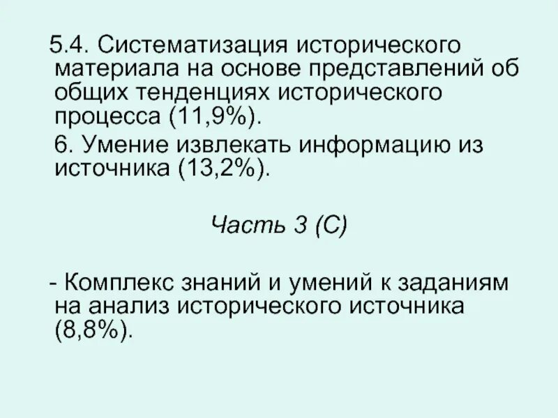Основе исторических данных