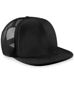 Beechfield Unisex Vintage Trucker Baseballkappe (One Size) (Schwarz/Schwarz...