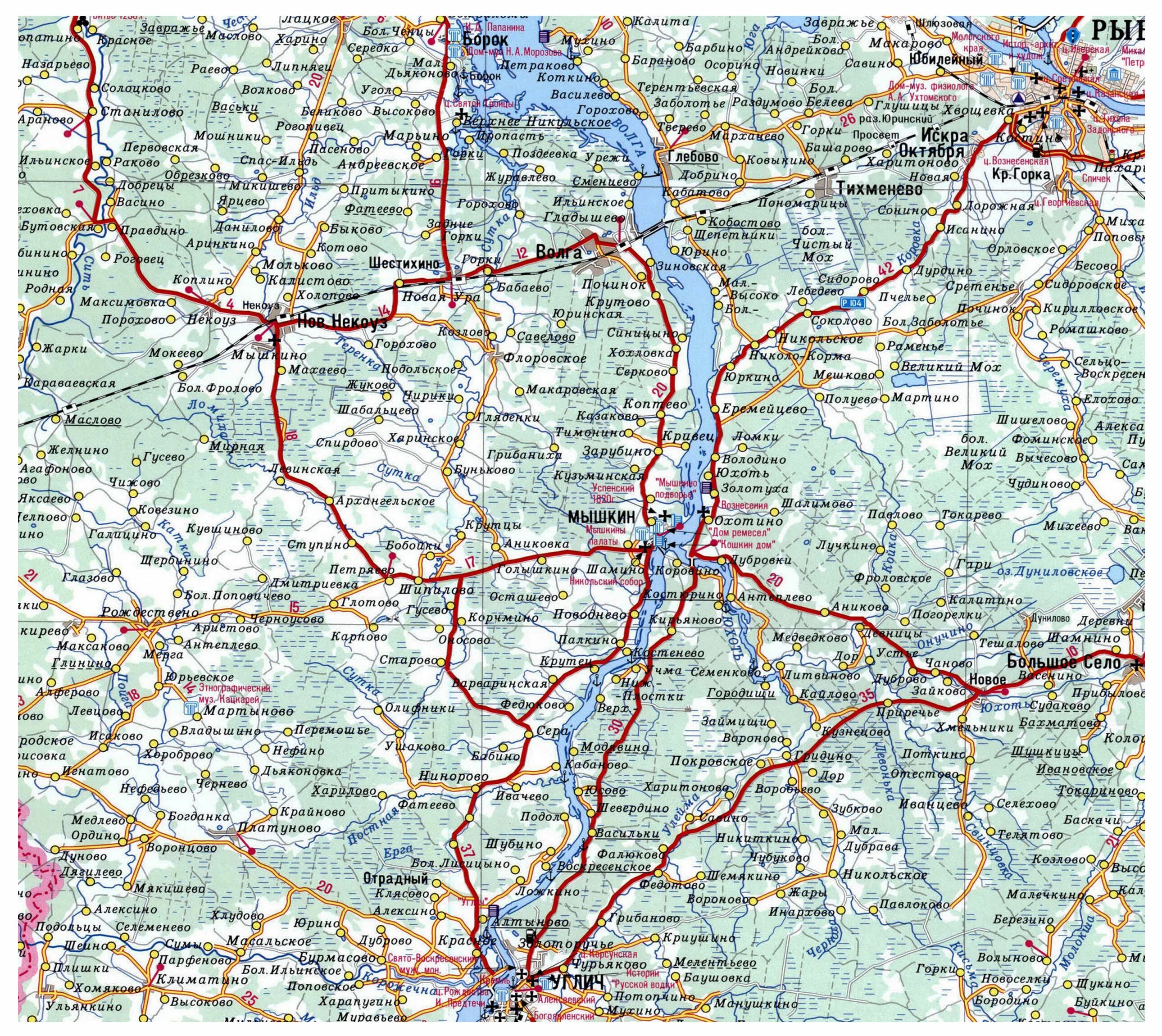 Карта дорог ярославля. Карта Мышкинского района Ярославской области. Карта рек Мышкинского района. Подробная карта Мышкинского района Ярославской области. Карта Мышкинского района Ярославской.