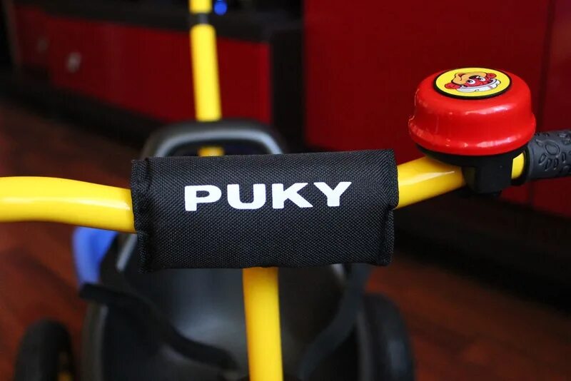 Накладка на руль детского велосипеда. Puky 9418. блокиратор поворота руля puky. мягкая защита на руль велосипеда.