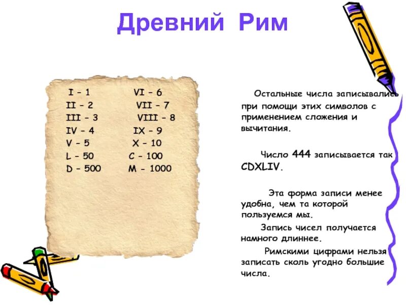 Древние цифры древним рисе. Счет в древнем Риме. Числа древнего Рима. Числа в древнем риме