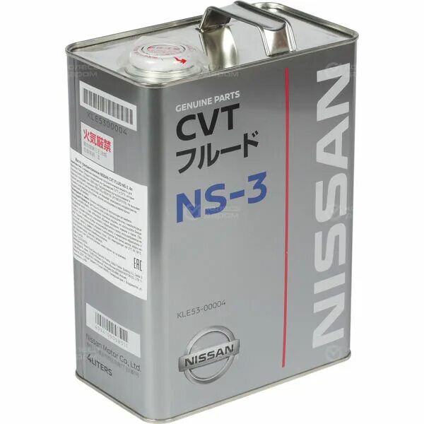 Nissan NS-3 CVT Fluid. Nissan CVT NS-3 (4л). Масло CVT Nissan NS 3. Nissan CVT NS-3 1л артикул.