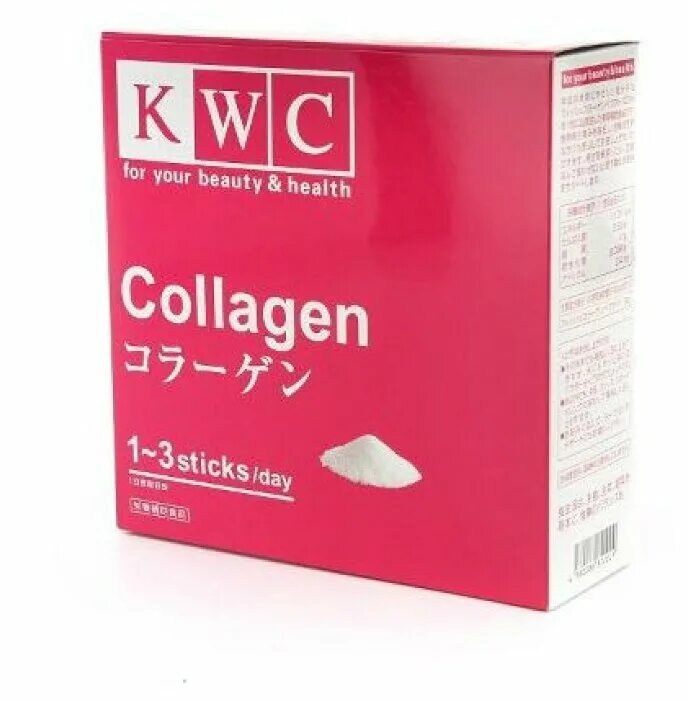 Стик collagen. KWC Collagen порошок. KWC коллаген, стик 3 г 30 шт.. Японский коллаген KWC. KWC морской коллаген.