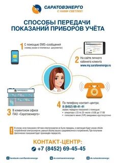 Показания за свет саратовэнерго по лицевому счету