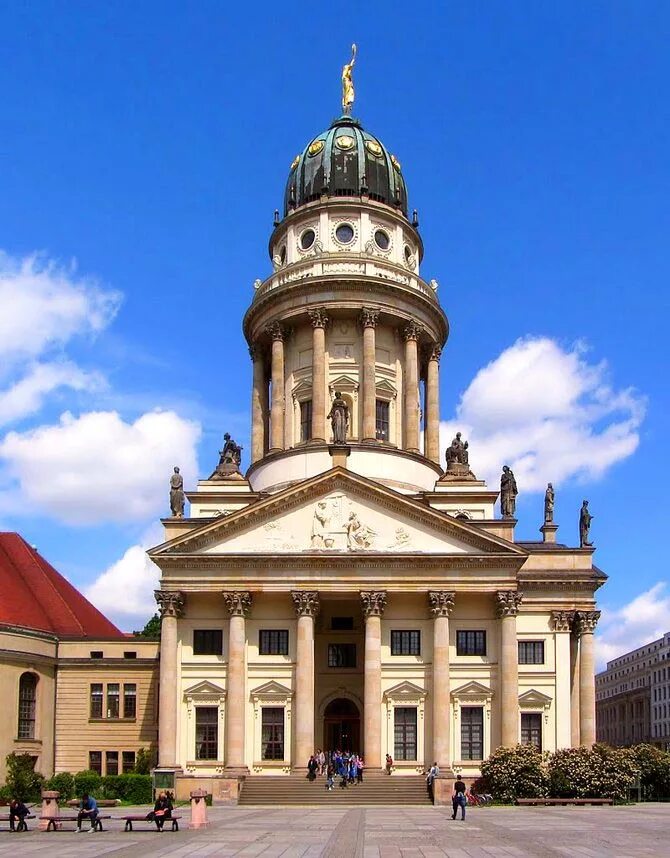 Церкви классицизма. Французская Церковь Фридрихштадта. Архитектура Германии 18 век классицизм.