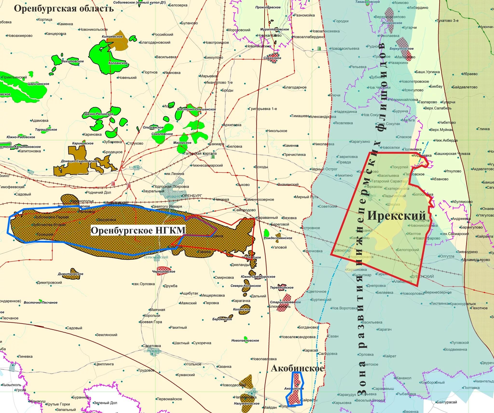 Оренбургское нефтяное месторождение. Восточное месторождение Оренбургской области на карте. Чкаловское месторождение Оренбургской области. Оренбургское месторождение газа. Ирекское месторождения Оренбург.