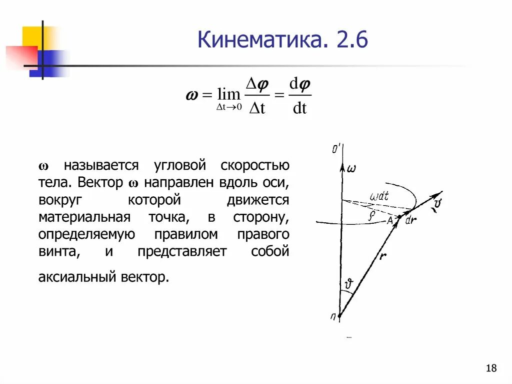Что называется угловой скоростью. Вектор угловой скорости направлен вдоль. аксиальный вектор угловой скорости. угловая скорость кинематика. правый кинематический винт.