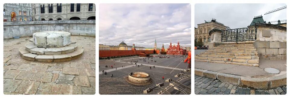 Panorama: Lobnoye Mesto, landmark, attraction, Russia, Moscow, Red Square - Yand
