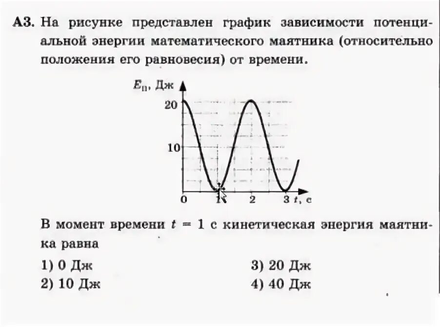 Рисунок 191 физика тест.