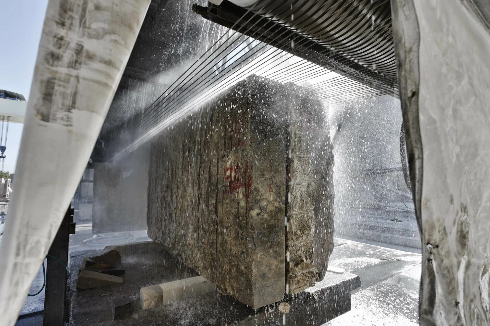 Marble factory. Marble factory
