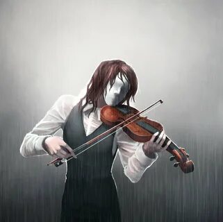 Человек играет на скрипке