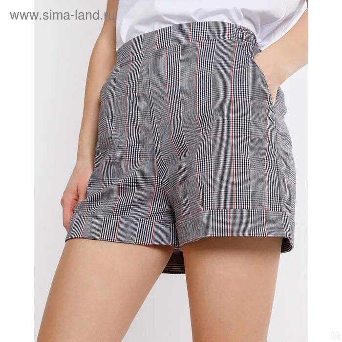 шорты в клетку женские.