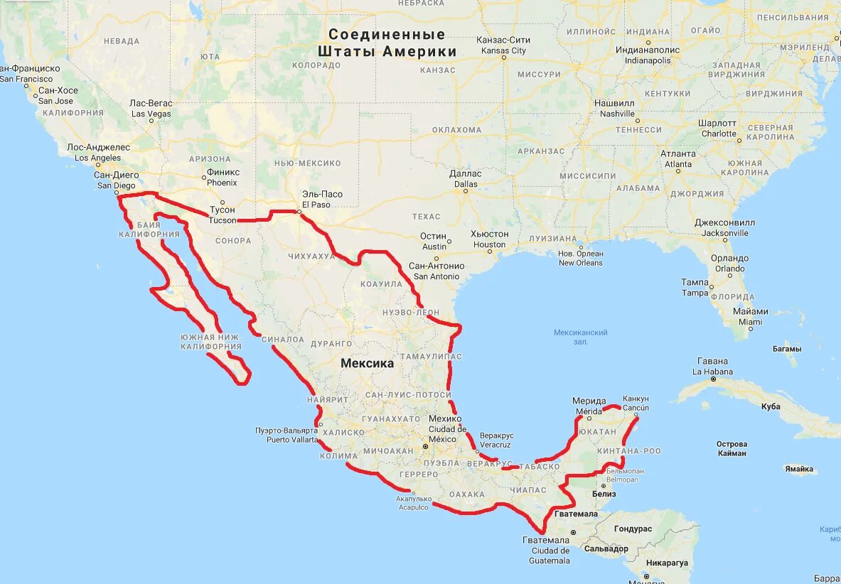 Штаты мексики. Граница Мексики и США на карте. США-Мексика карта Мексика граница. Граница Америки и Мексики на карте. Мексика границы на карте.
