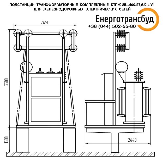 Излучение трансформаторной подстанции