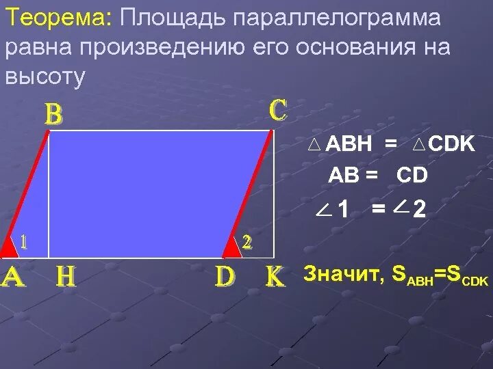 Геометрия 8 класс площадь параллелограмма и треугольника. Теорема площадь параллелограмма с доказательством 8 класс. площадь параллелограмма доказательство 8 класс. теорема о площади параллелограмма 8 класс. теорема о площади параллелограмма с доказательством.