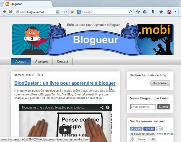 Pages blogs