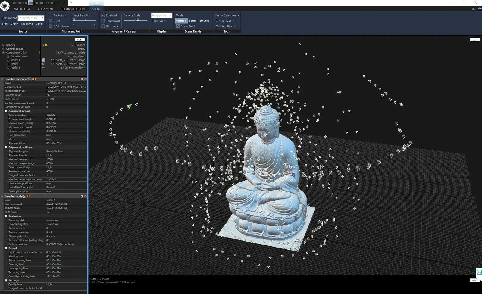3d capture. Фотограмметрия статуи. reality scan. 3d captured. reality capture.