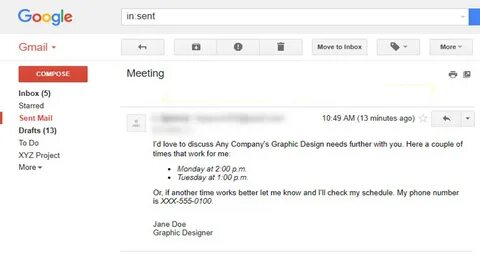 Email closing