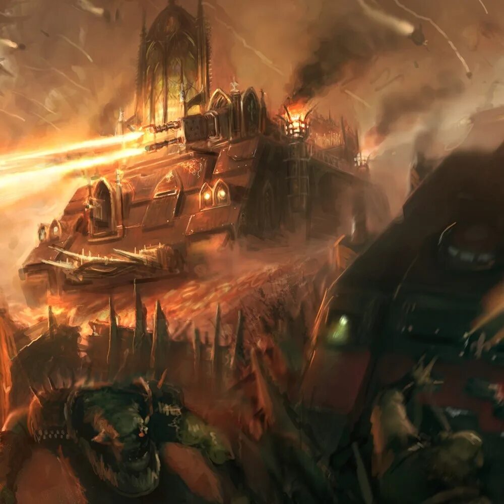 Broken lance warhammer. Лэнс-пушки вархаммер. Орочья крепость Планета Warhammer. Кузнец варпа Warhammer 40000. Warhammer 40.000 врата варпа.