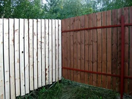 Заборы деревянные каркас