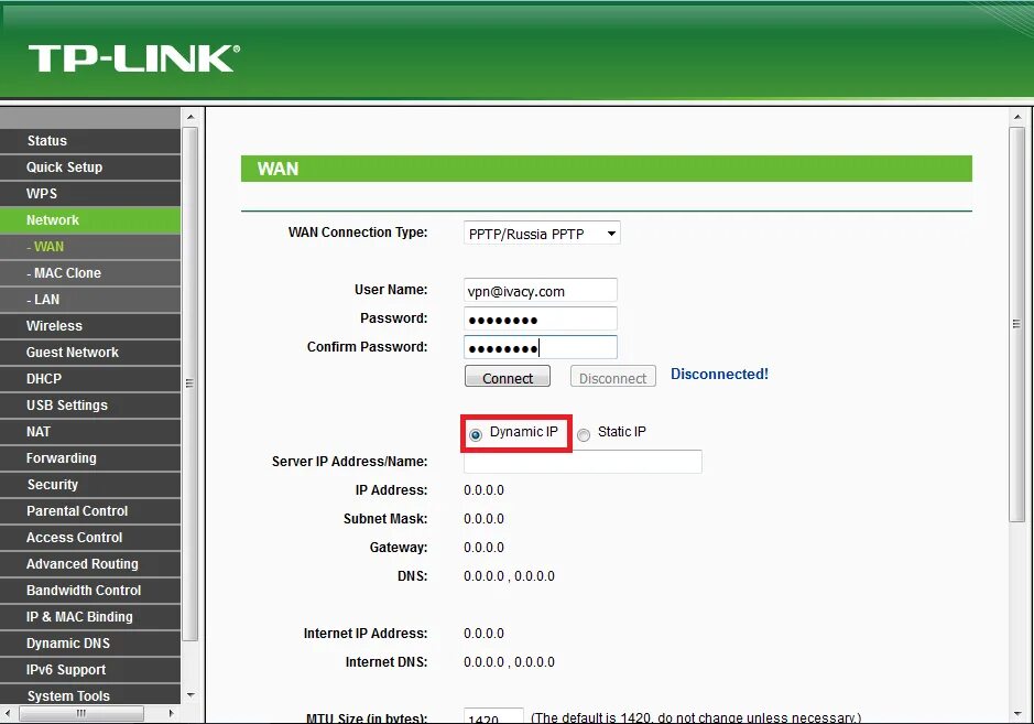 Настройка openvpn tp link. Роутер tp link dns.