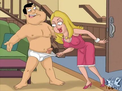 xl-toons, francine smith, stan smith, american dad, color, tagme, female, h...