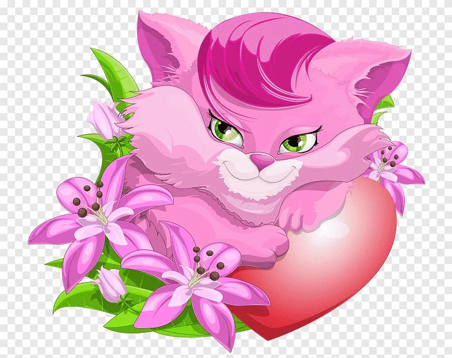 Сказку розовый котенок. Розовый кот. розовый котенок. кошка мультяшная. розовая кошка иллюстрация.