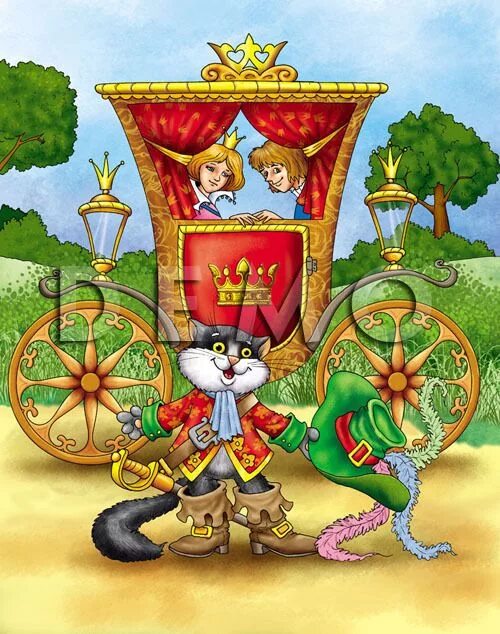 yusper (Юрий Сперанский) - сказочки.Кот в сапогах Creative haven coloring books,