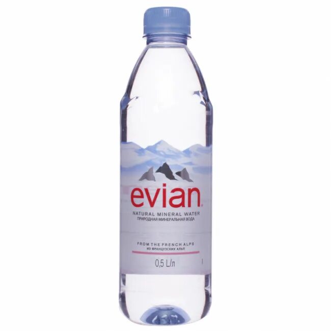 Вода Evian минеральная 0.5. Эвиан 0.5 ПЭТ. Вода минеральная негазированная Evian 500мл. Вода Эвиан минерализация. Минеральная вода язва