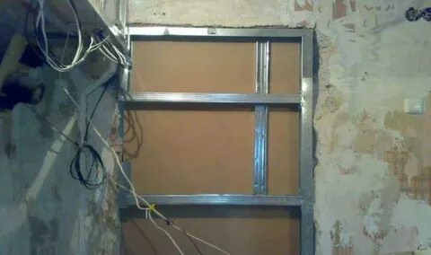 Заделать стену гипсокартоном