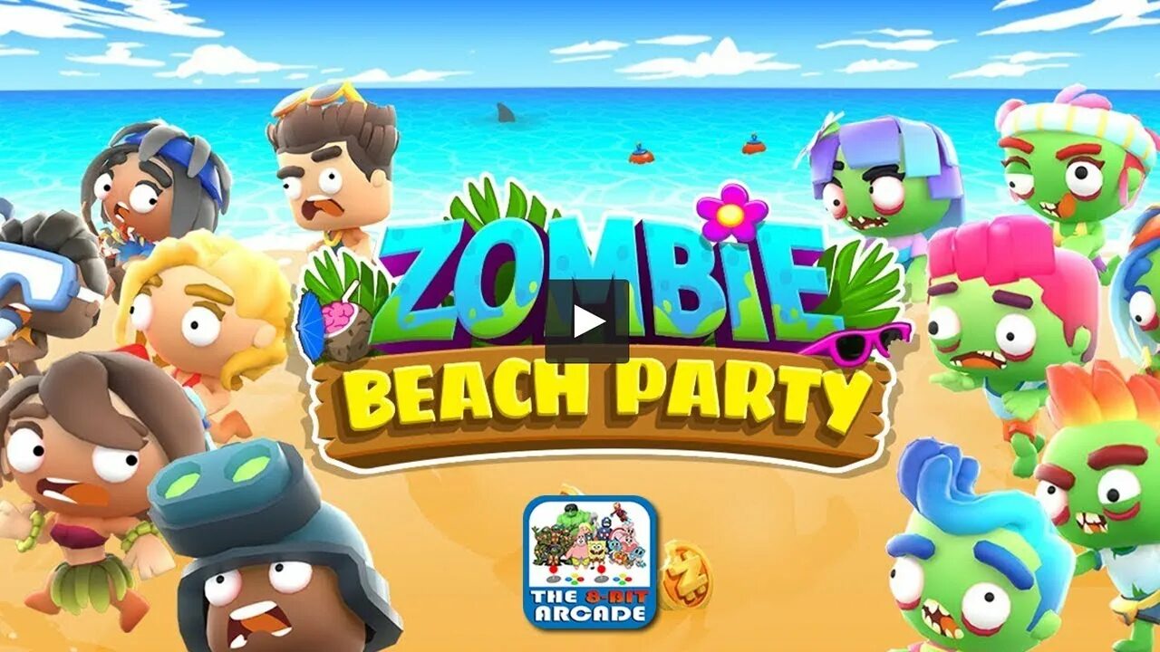 Beach Island with Zombie. Игра зомби пляж